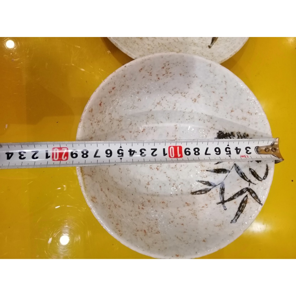 Bộ bát và đĩa sứ nội địa Nhật, bát size 18cm, cao 8cm, đĩa size 22cm (mã 918)