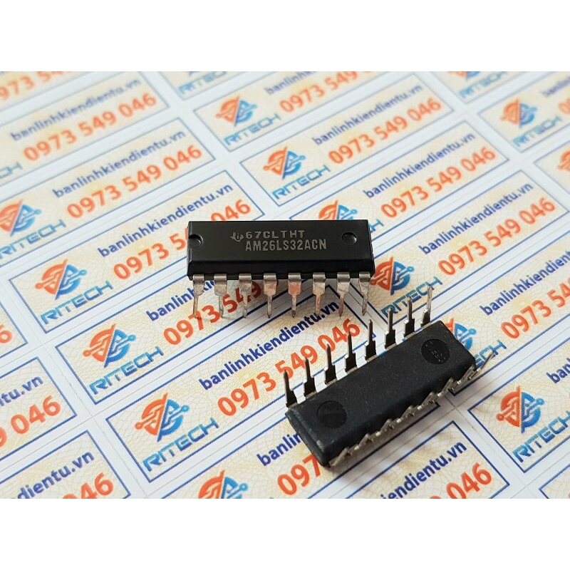 [Combo 3 con] AM26LS32ACN AM26LS32 IC truyền thông DIP-16