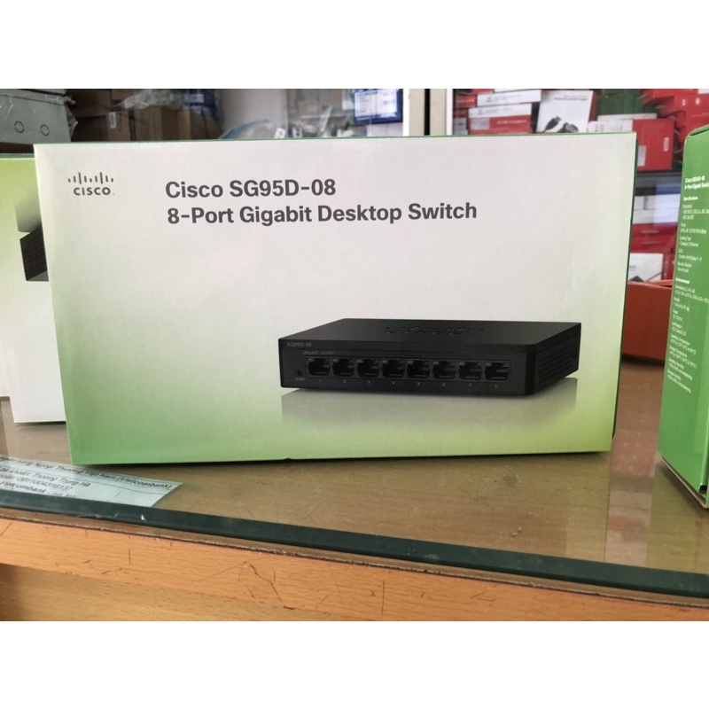 Bộ chia cổng mạng Lan Switch Cisco SG95D-08 Gigabits 10/100/1000