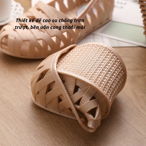 Giày nhựa cao su cao cấp bền đẹp đi nước thoải mái siêu êm thoáng khí