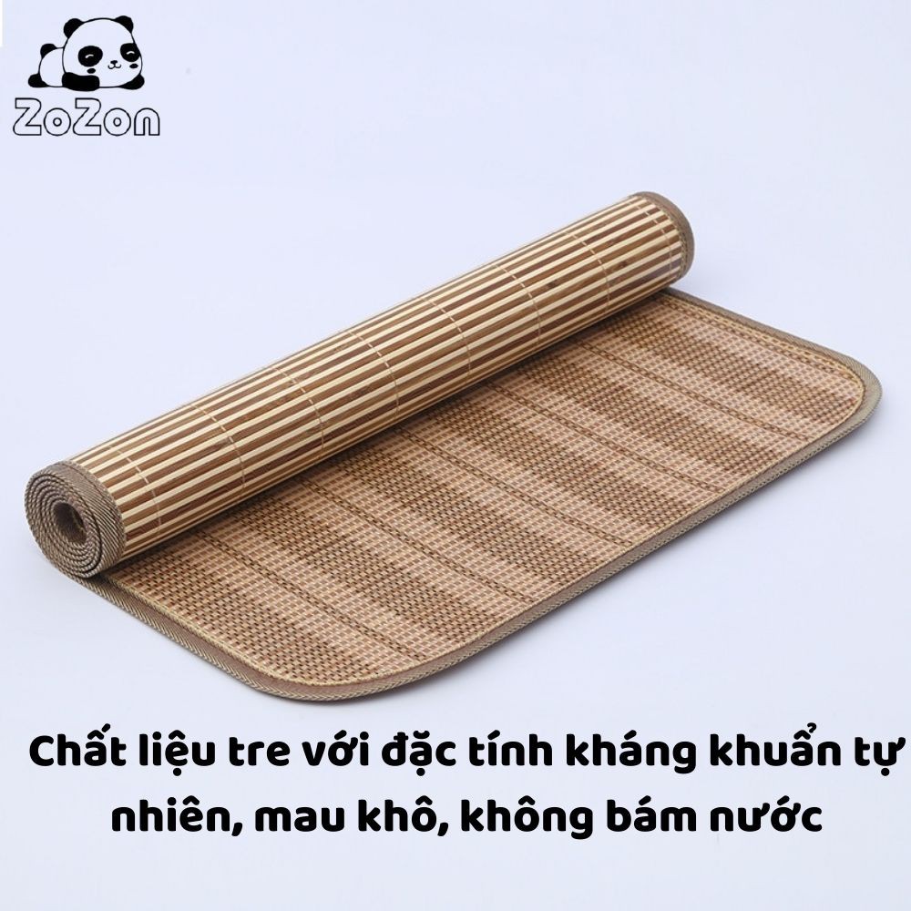 Chiếu điều hòa trẻ em Thái Lan chiếu trúc trải nôi cũi thoáng khí mát rượi thấm mồ hôi cho bé sơ sinh 1 đến 3 tuổi