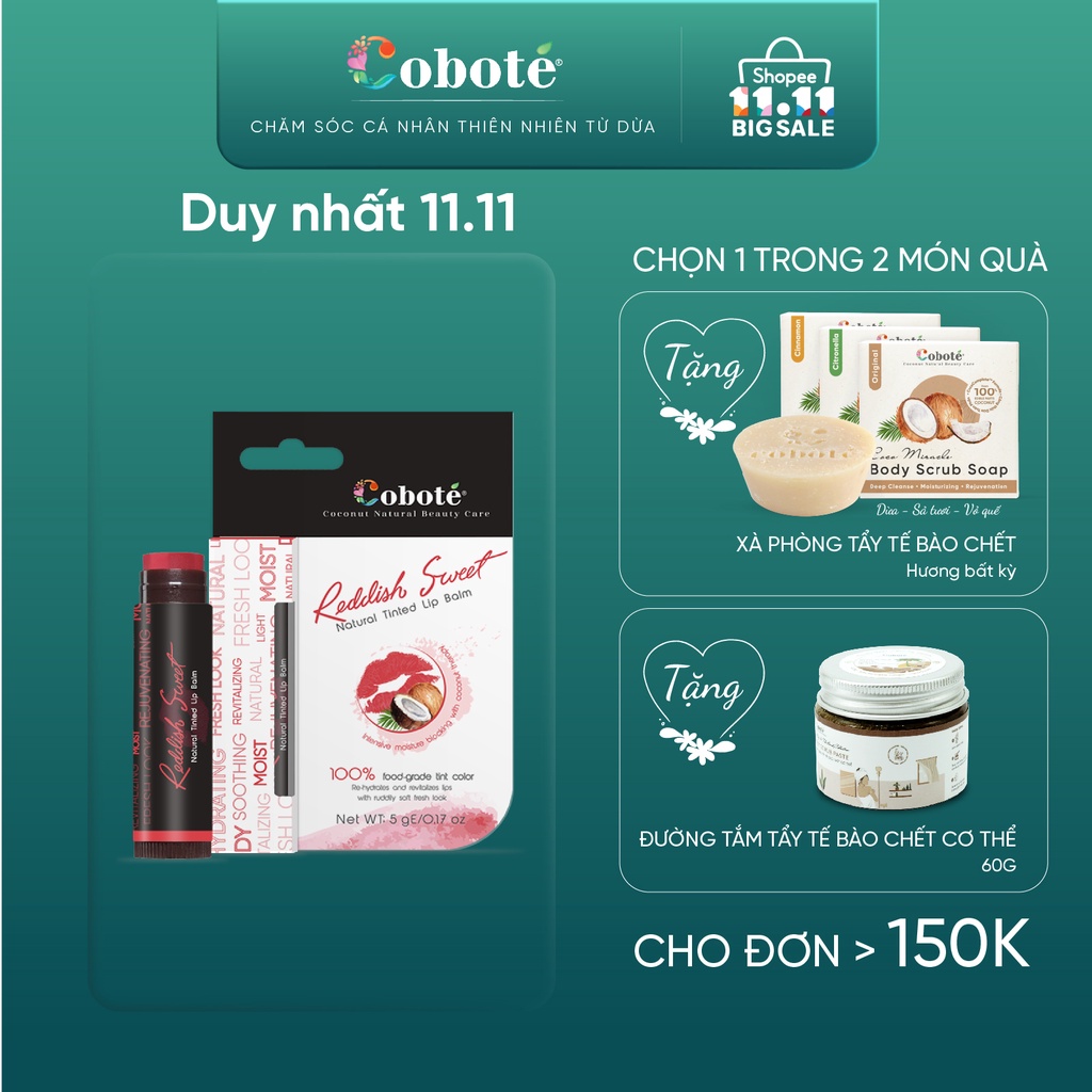 Son dưỡng thực phẩm có màu Coboté 5g