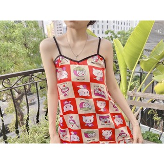 Bộ đồ ngủ lụa PEYONDEE cao cấp, siêu mềm mịn