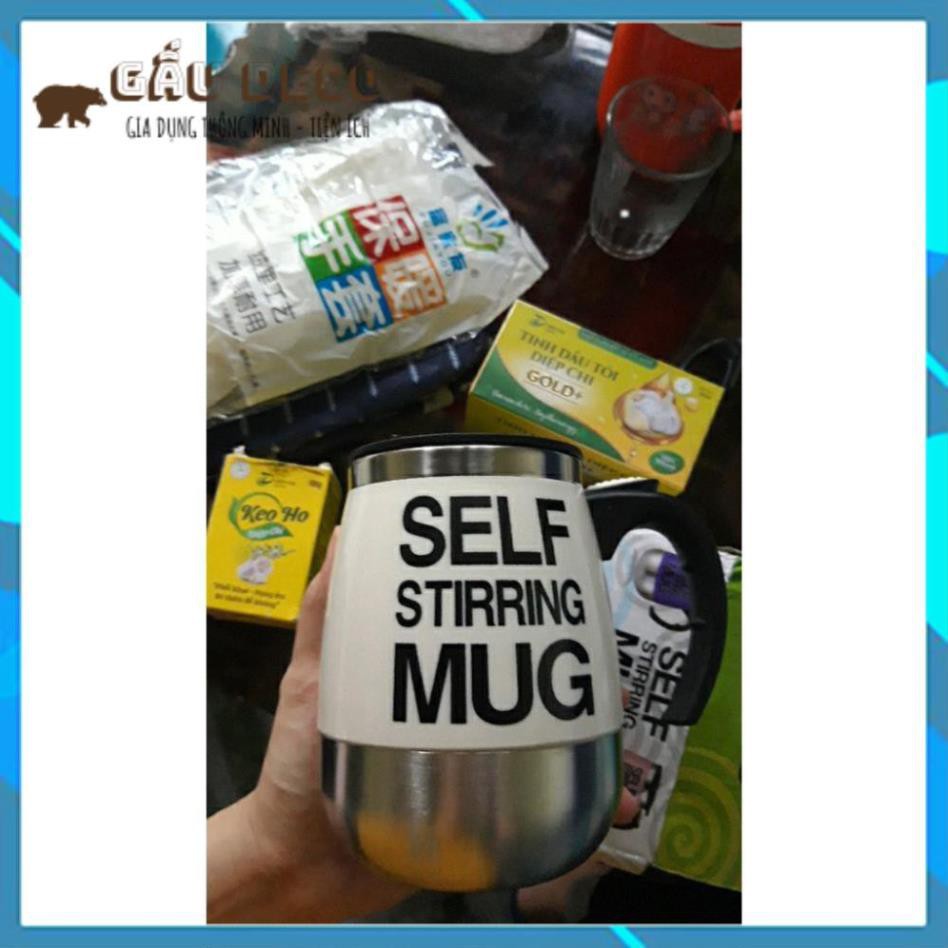 Ly/cốc tự khuấy giữ nhiệt lớn 450ml – Chính hang Auto Magnetic Mug – Khuấy café, thức uống  văn phòng