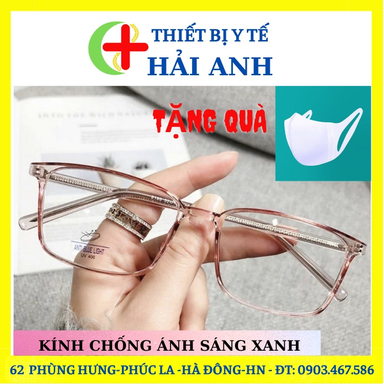 Kính Mắt Chống Ánh Sáng Xanh, UV kiểu Dáng Thời Trang Cho Nam Nữ Nhiều Màu, Giảm Tối Đa Nhức Mắt, Váng Đầu Mệt Mỏi
