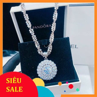 Dây chuyền nữ dạng xoắn đính đá thiết kế bền màu cao cấp Vandenngochien