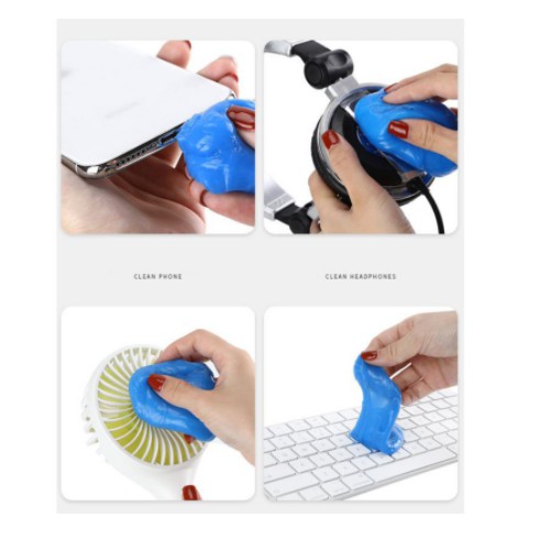 Gel vệ sinh đa năng Super Clean lau bụi nội thất ô tô, xe hơi, bàn phím máy tính, thiết bị điện tử