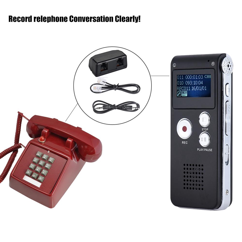 Situ Audio Recorder SK-012 8GB Smart Voice Audio Dictaphone MP3 Music Player Sound Recording Long Record Time about 280 hours Powerful magnet Clip LED Light