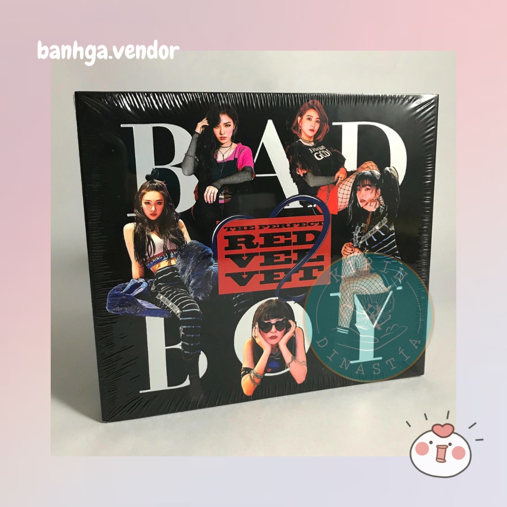 Tệp giấy trang trí hình 'BAD BOY' The Perfect Red Velvet
