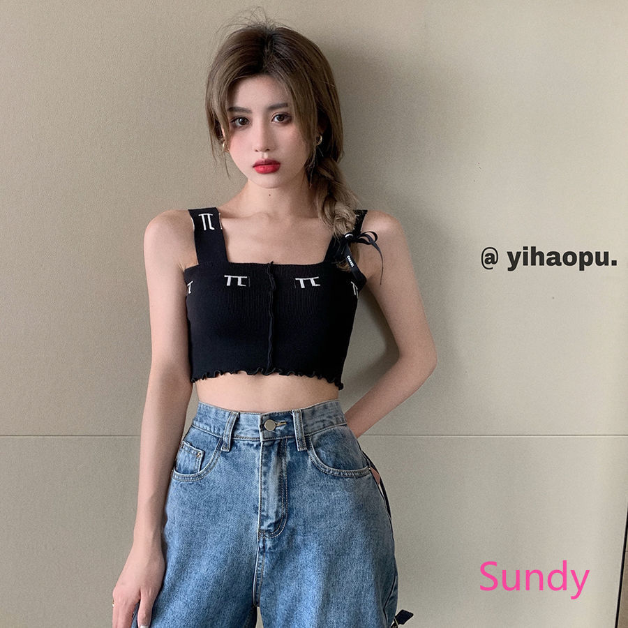 Áo hai dây màu trơn quyến rũ cho nữ