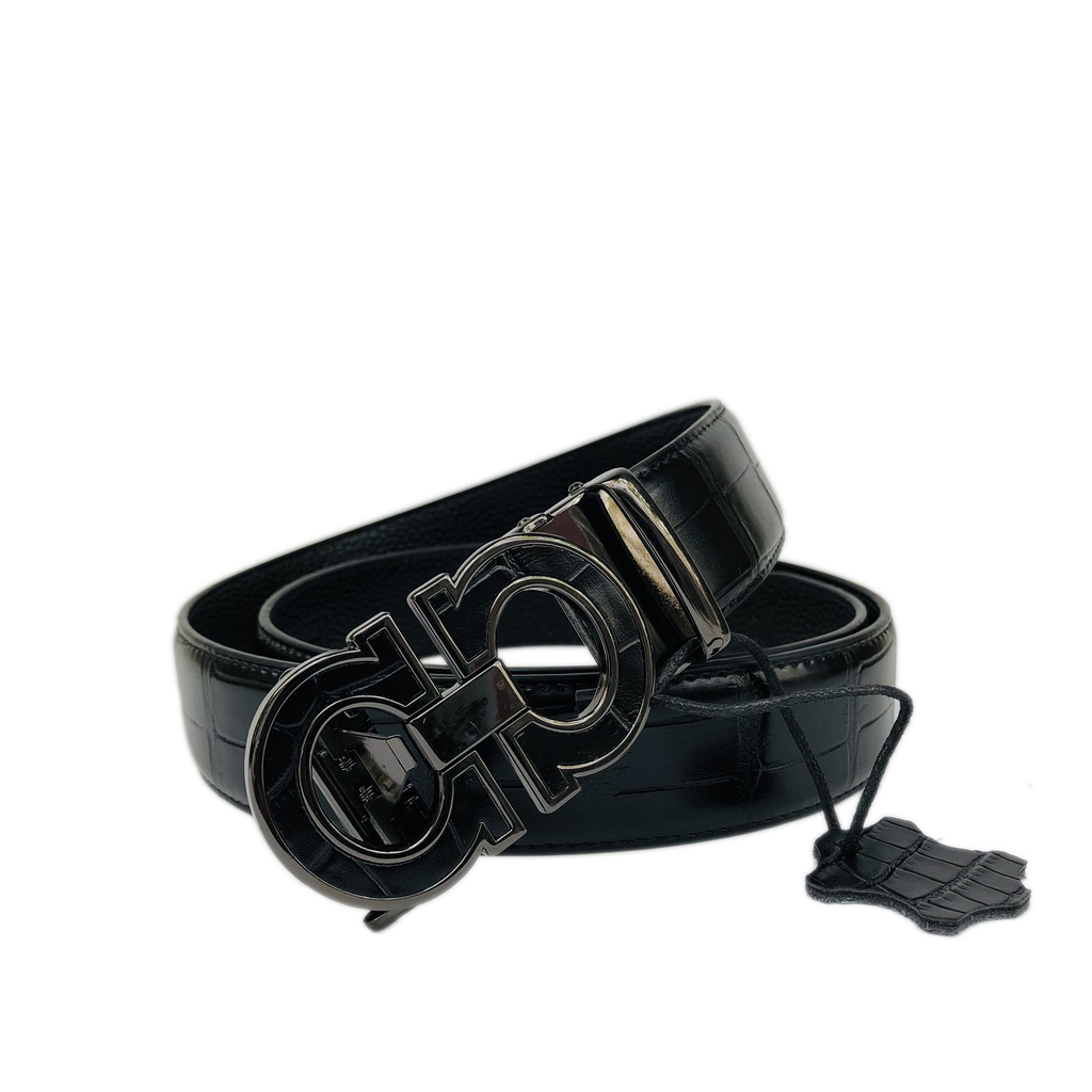 Thắt Lưng Nam hàng hiệu / Dây Lưng nam công sở vân cá sấu cao cấp