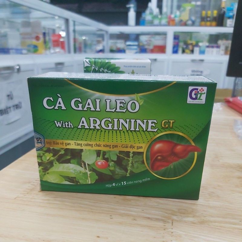 Cà Gai Leo With Arginine GT - Hỗ Trợ Bảo Vệ Gan, Giải Độc Gan, Tăng Cường Chức Năng Gan
