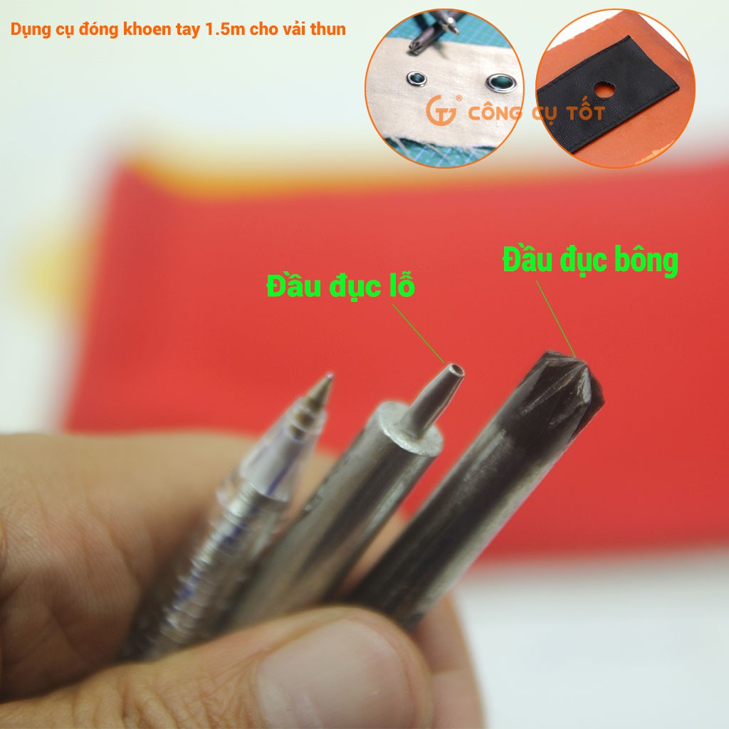 BỘ DỤNG CỤ ĐÓNG KHOEN 1.5MM GT627