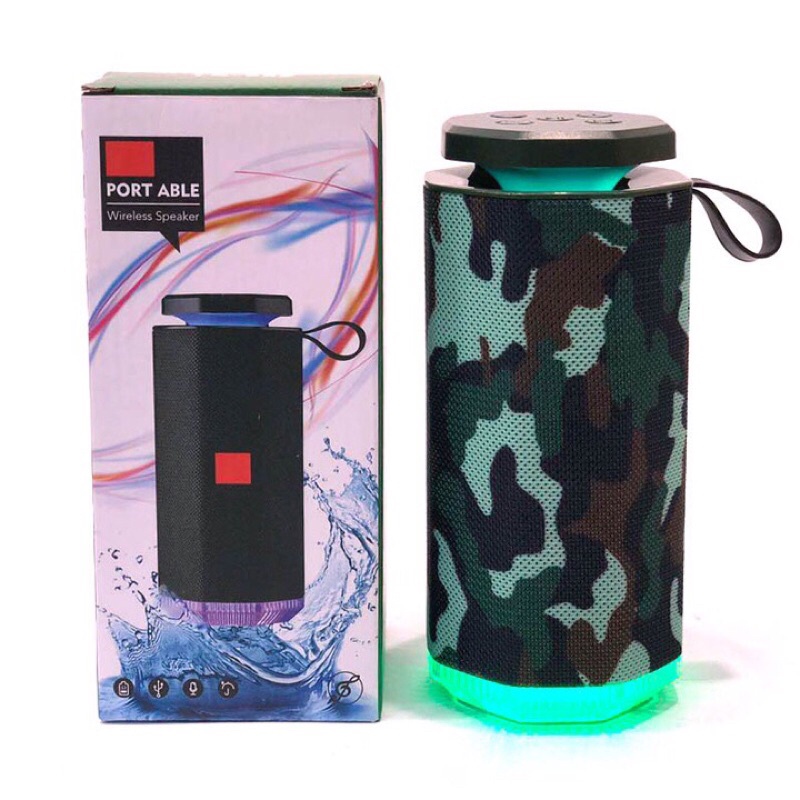 Loa Bluetooth TS-666 mini âm thanh siêu hay, led 7 chế độ