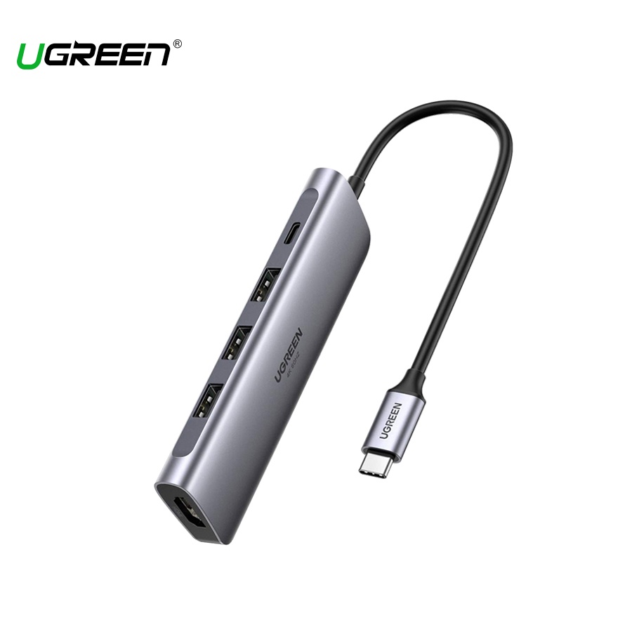 Cáp Chuyển Hub Ugreen 10 in 1 USB Type C Ra HDMI 4K Cao Cấp Ugreen 80133