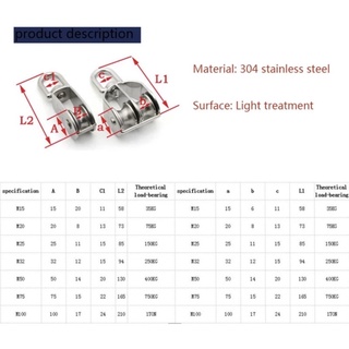Ròng Rọc INOX 304 Đơn và Đôi