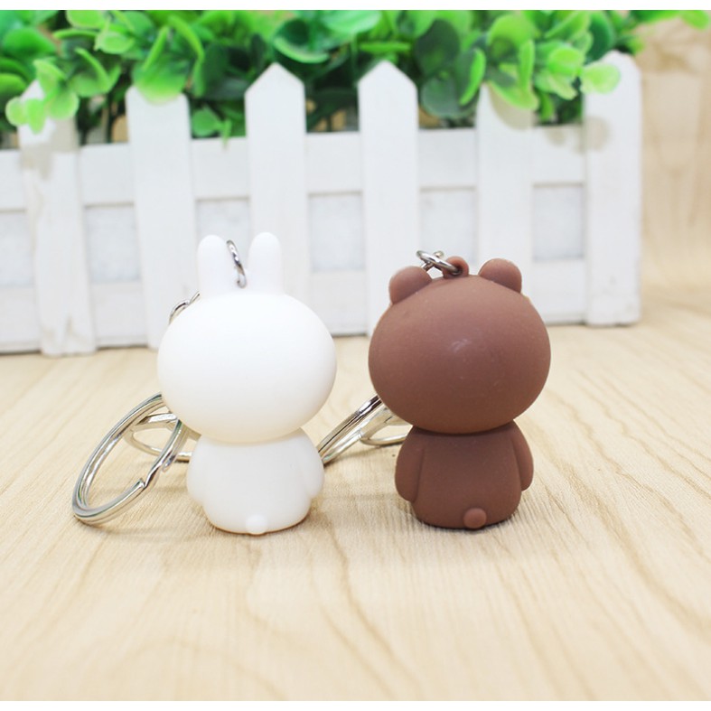 [ NEW ] Móc khóa Brown bear and Conny rabbit đáng yêu _MK18