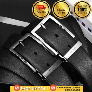 Thắt lưng xỏ Pierre Cardin hộp gỗ