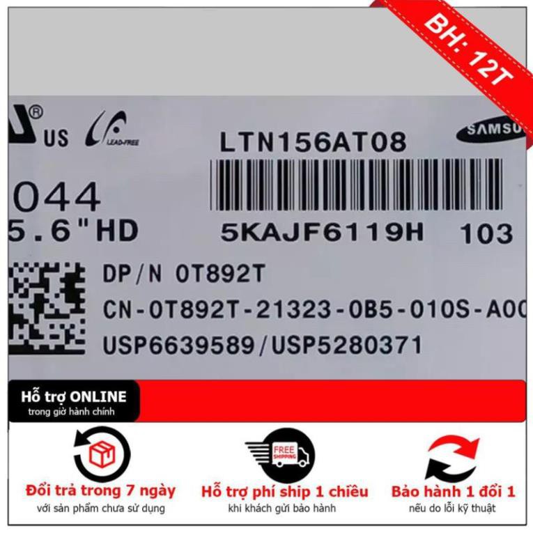 [BH12TH] 15.6 "Laptop Màn Hình LED LTN156AT08 LP156WH2 TPB1 Dành Cho Dành Cho Laptop Dell E5510 E6510 M450 | BigBuy360 - bigbuy360.vn