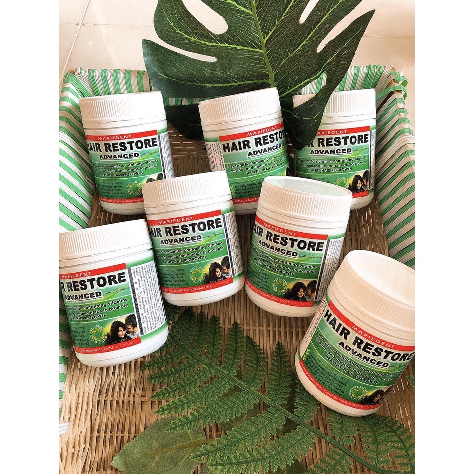 Hair Restore Advance - Viên uống chống rụng tóc, kích thích mọc tóc 60 viên_ (Hàng_chuẩn)