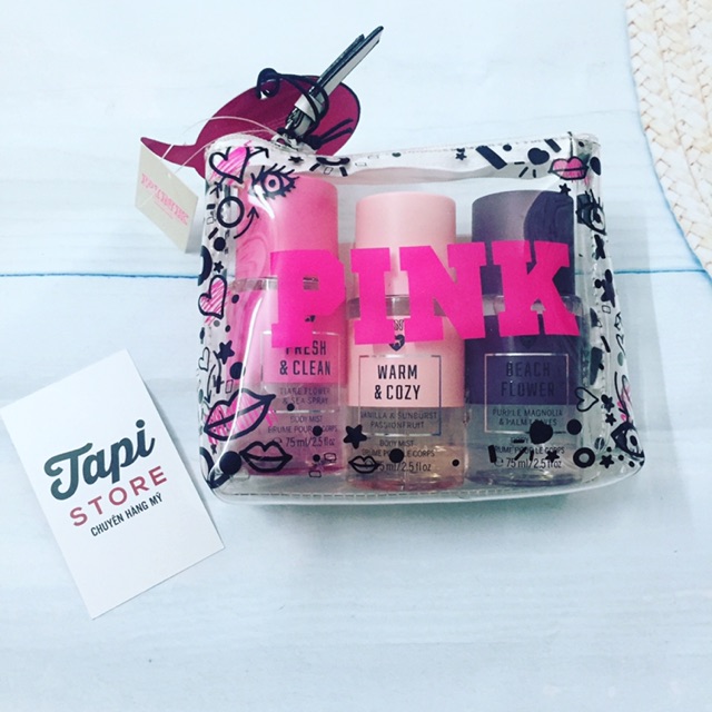 Set xịt thơm Victoria’s Secret Pink Mini Mist Pack | BigBuy360 - bigbuy360.vn