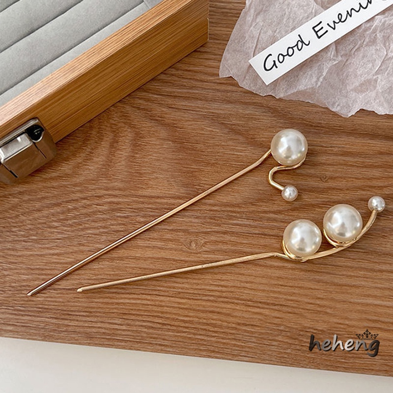 Trâm Cài Tóc Hợp Kim Đính Ngọc Trai Phong Cách Trung Hoa Cổ Điển Cho Cô Dâu