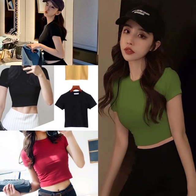 ÁO CRTOP TAY NGẮN ( thun gân dày ) | BigBuy360 - bigbuy360.vn