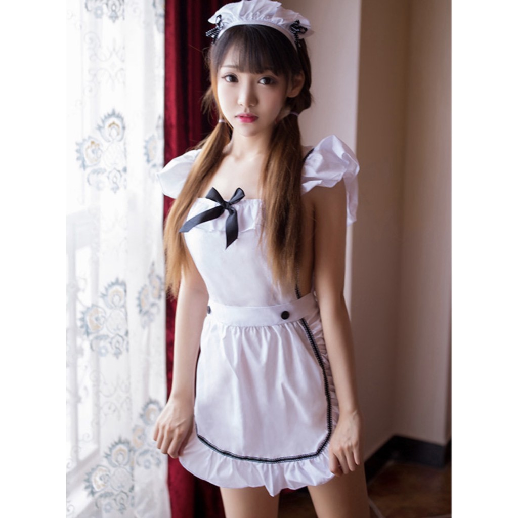 Cosplay Tạp Dề Phục Vụ (kèm Cài)