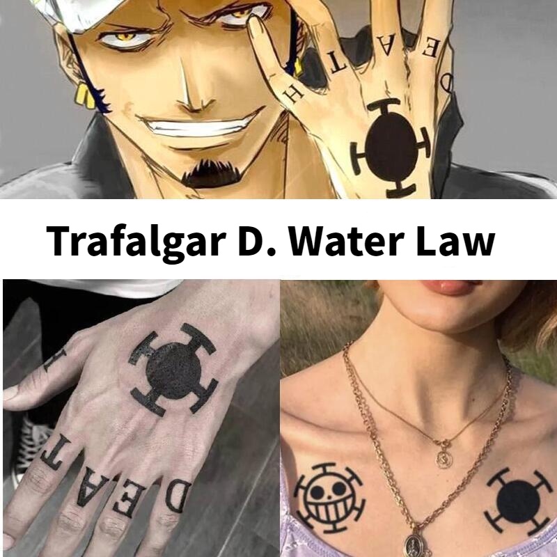 Hình Xăm Dán Chống Nước Lâu Trôi 2 Tuần Cao Cấp One Piece