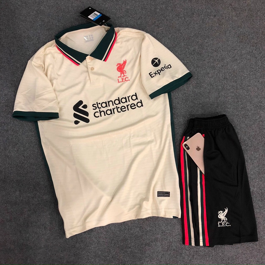 Set Bộ Liverpool Quần Có Túi 2022/23⚡FREESHIP⚡Bộ Quần Áo Bóng Đá CLB Liverpool 22/23 Vải Gai Thái Hàng Vải Đẹp
