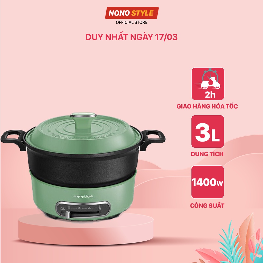 [Mã ELHADEV giảm 4% đơn 300K] Nồi Điện Đa Năng Morphy Richard MR9089