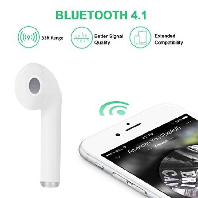 Còn hàng i7s TWS earphone earbuds Tai nghe không dây bluetooth 5.0 Tai nghe thể thao Tai nghe nhét tai Tai nghe trong tai không dây có Mic Cho tất cả điện thoại thông minh