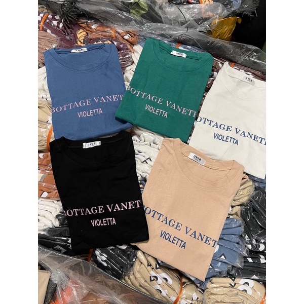 Áo thun, áo phông 3158 cotton khô form rộng tay lỡ màu be