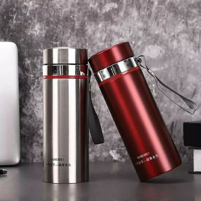 Bình Giữ Nhiệt  - Bình giữ nhiệt inox xịn xò 1000ml có nắp lọc trà (Đ𝒊̀𝒏𝒉 𝑻𝒂̀𝒊 𝑮𝒊𝒂 𝑫𝒖̣𝒏𝒈)