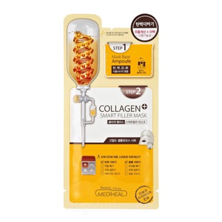 Mặt Nạ 2 Bước Ampoule + Mask Tái Sinh Da Mediheal Collagen Plus