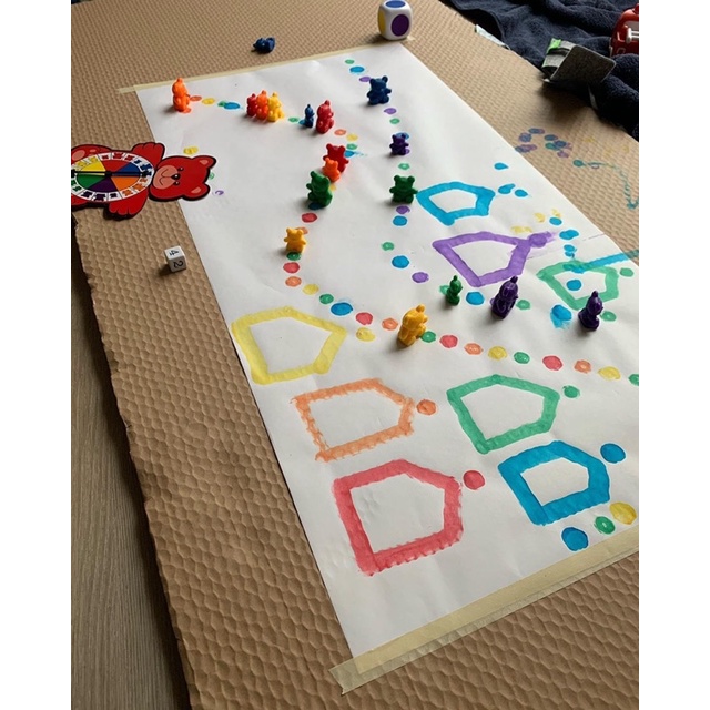 BỘ HỌC LIỆU COUNTING BEAR GẤU HỌC TOÁN PHÂN BIỆT MÀU SẮC HỌC TƯ DUY CHO BÉ GẤU SIZE ĐẠI KÈM HỌC LIỆU