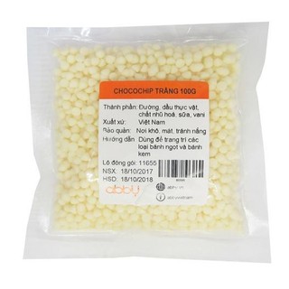 CHOCOCHIP TRẮNG HIỆU GRAND PLACE GÓI 100G