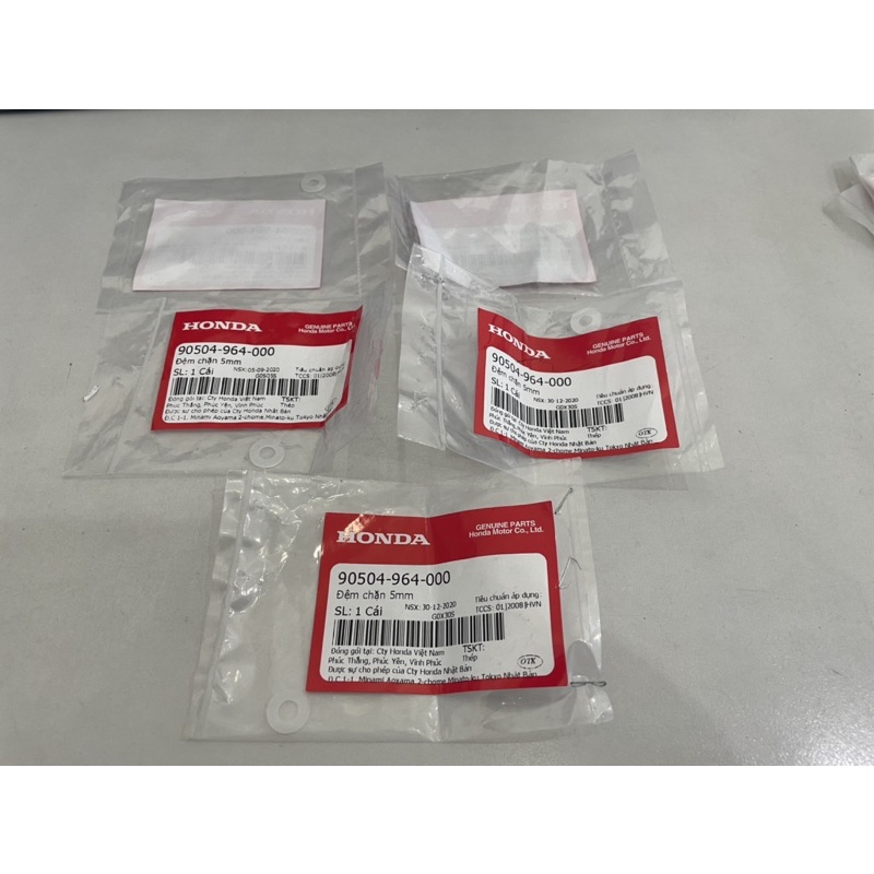 Bu lông mũ và đệm chặn mão đầu winner x chính hiệu honda