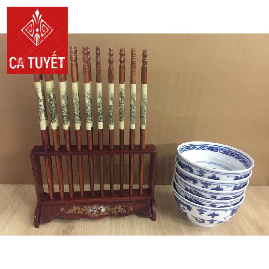 [FREESHIP] Đũa thờ 10 đôi cắm thẳng gỗ hương
