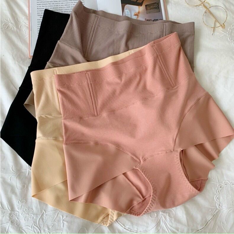 Quần Lót Nữ Gen Bụng Cạp Cao Chống Cuộn Cotton,BIG SIZE,Quần Lót Chống lộ Bụng 88175