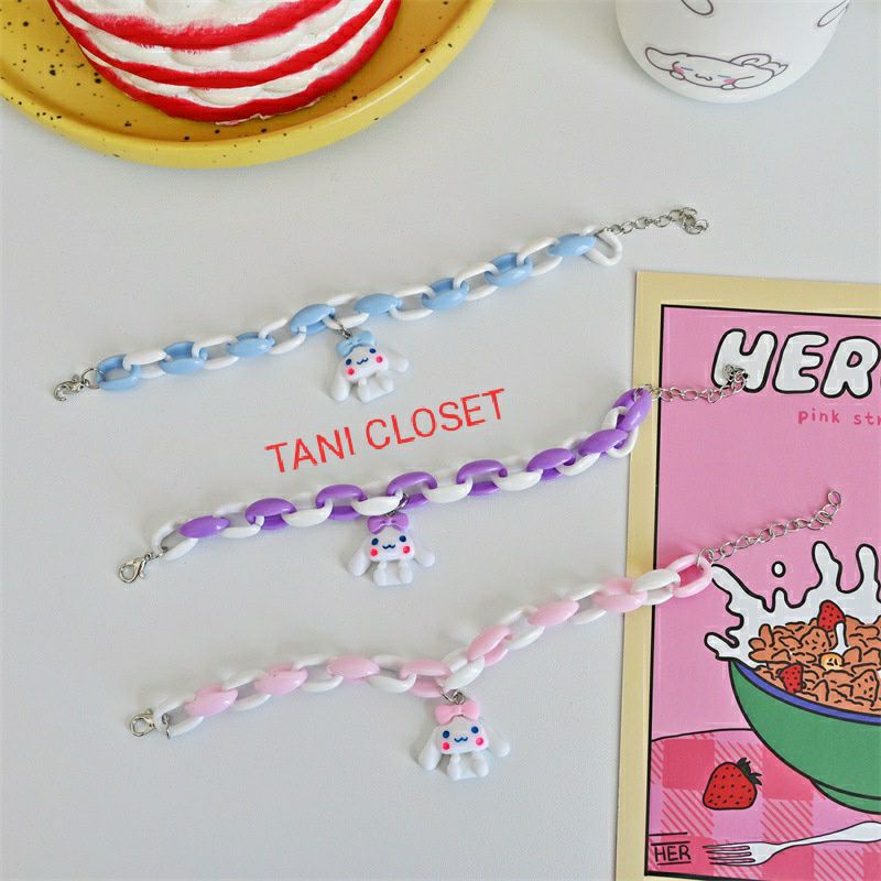 Lắc Tay Sắc Màu Cinnamoroll Xinh Xắn