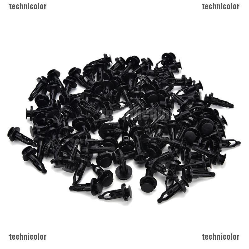 FENDER Set 100 Đinh Tán Nhựa 9mm Chuyên Dụng Cho Xe Hơi Toyota