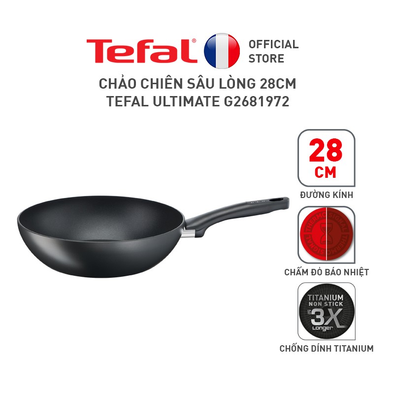 [Mã LIFEHL25 giảm 10% đơn 350K] Chảo chiên sâu lồng Tefal Ultimate 28cm