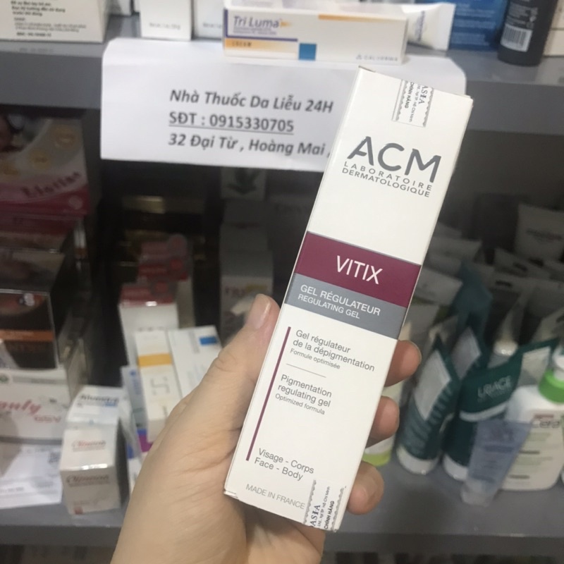 Gel giúp ngăn ngừa bạch biến ACM Vitix Regulating Gel 20ml và 50ml