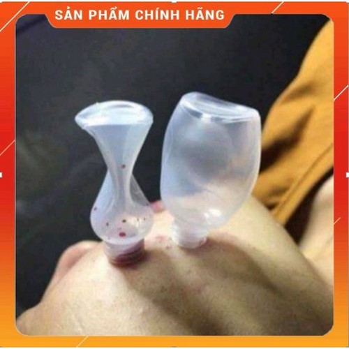 Combo 100 Ống nhựa hút máu bầm, máu độc khi nặn mụn dùng trong spa, thẩm mỹ viện