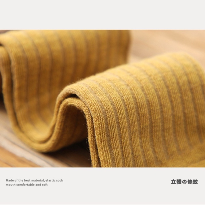 [Xuất Nhật] Tất nữ cổ nhún phong cách vintage, nhiều màu bằng sợi bông siêu thoáng, thấm mồ hôi