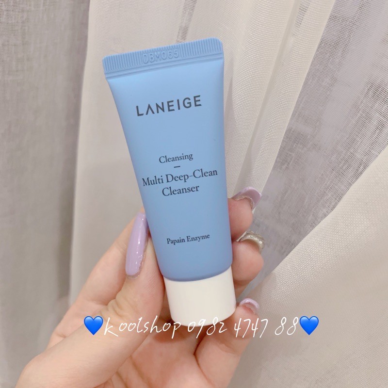 Mini sữa rửa mặt Laneige Multi Deep Cleanser