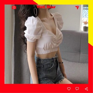Áo Croptop Tay Phồng