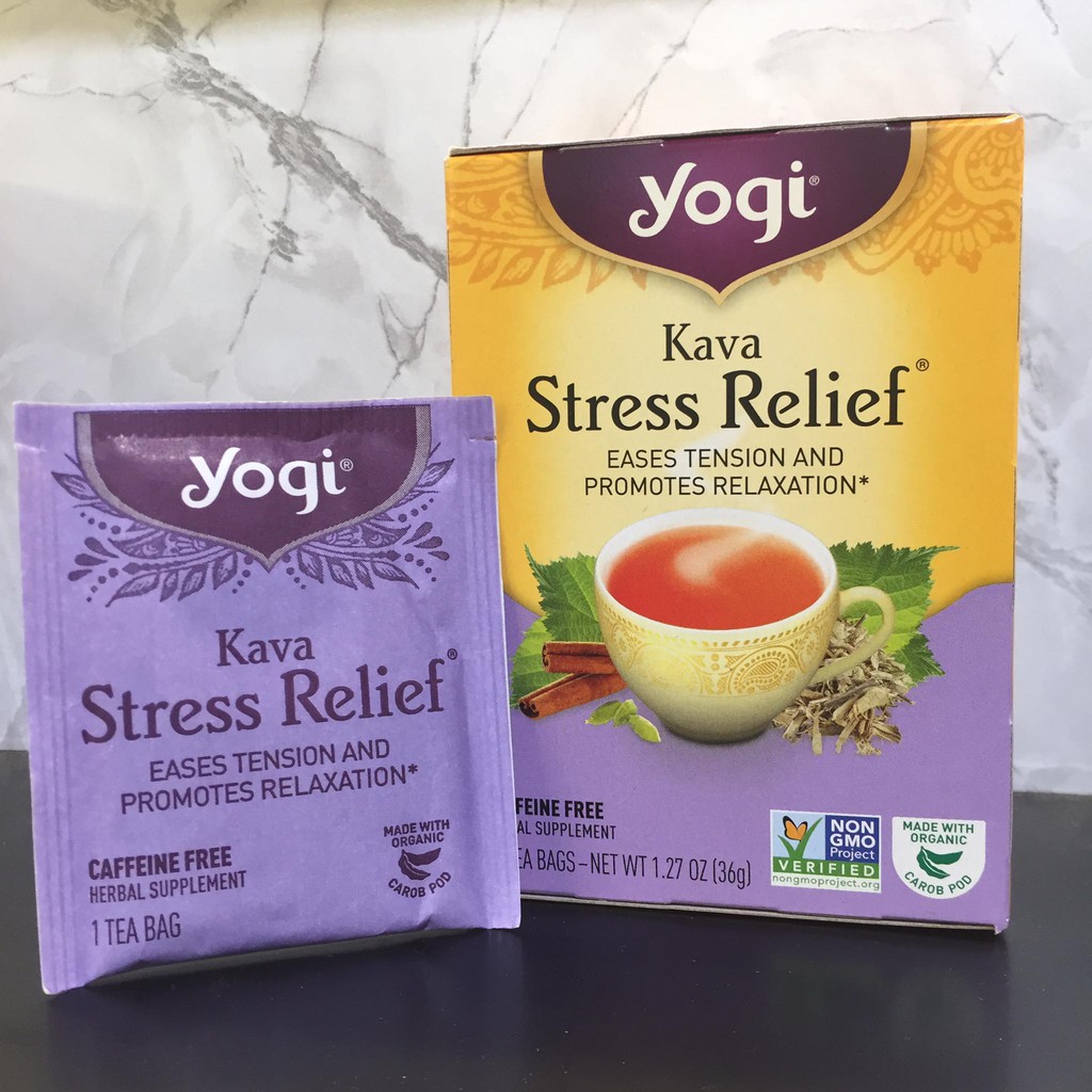 [Gói lẻ] Trà Hữu Cơ Giúp Thư Giản Yogi Stress Relief Mỹ