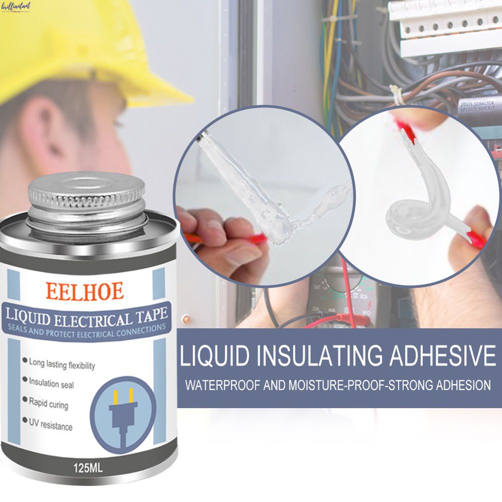 Chất Lỏng Băng Keo Điện Lỏng Cách Nhiệt Băng Keo Điện Cói Cáp Cách Điện Điện Tử Keo 30/50/125Ml Bri